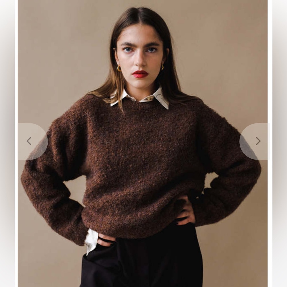 LE BON SHOPPE ENVIE Cozy Brown Women's Sweater. Size M/ L